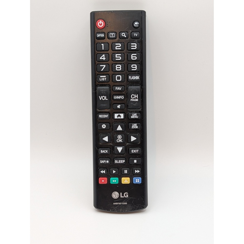 LG AKB74915305 OEM TV Remote Control UH Series Smart TV Tested Black